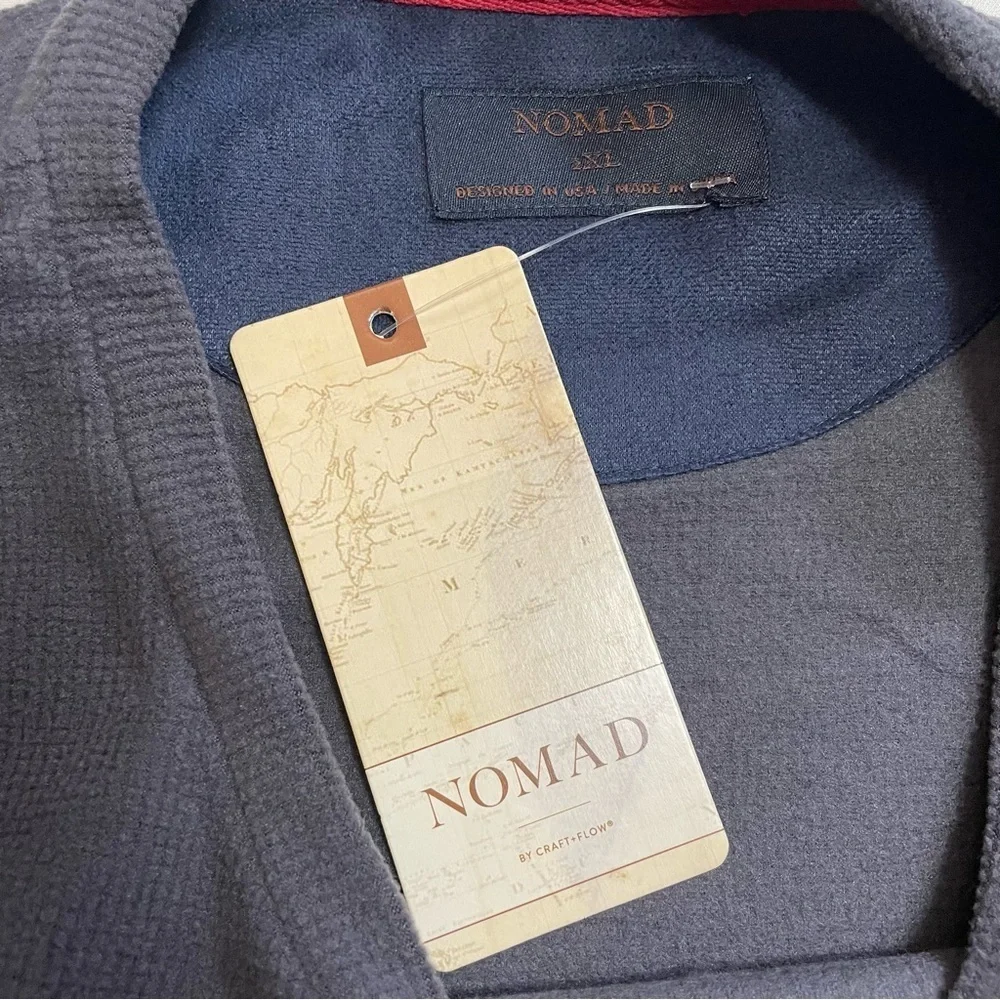 NWT New Nomad Fleece Dark Grey Sweatshirt Size XL